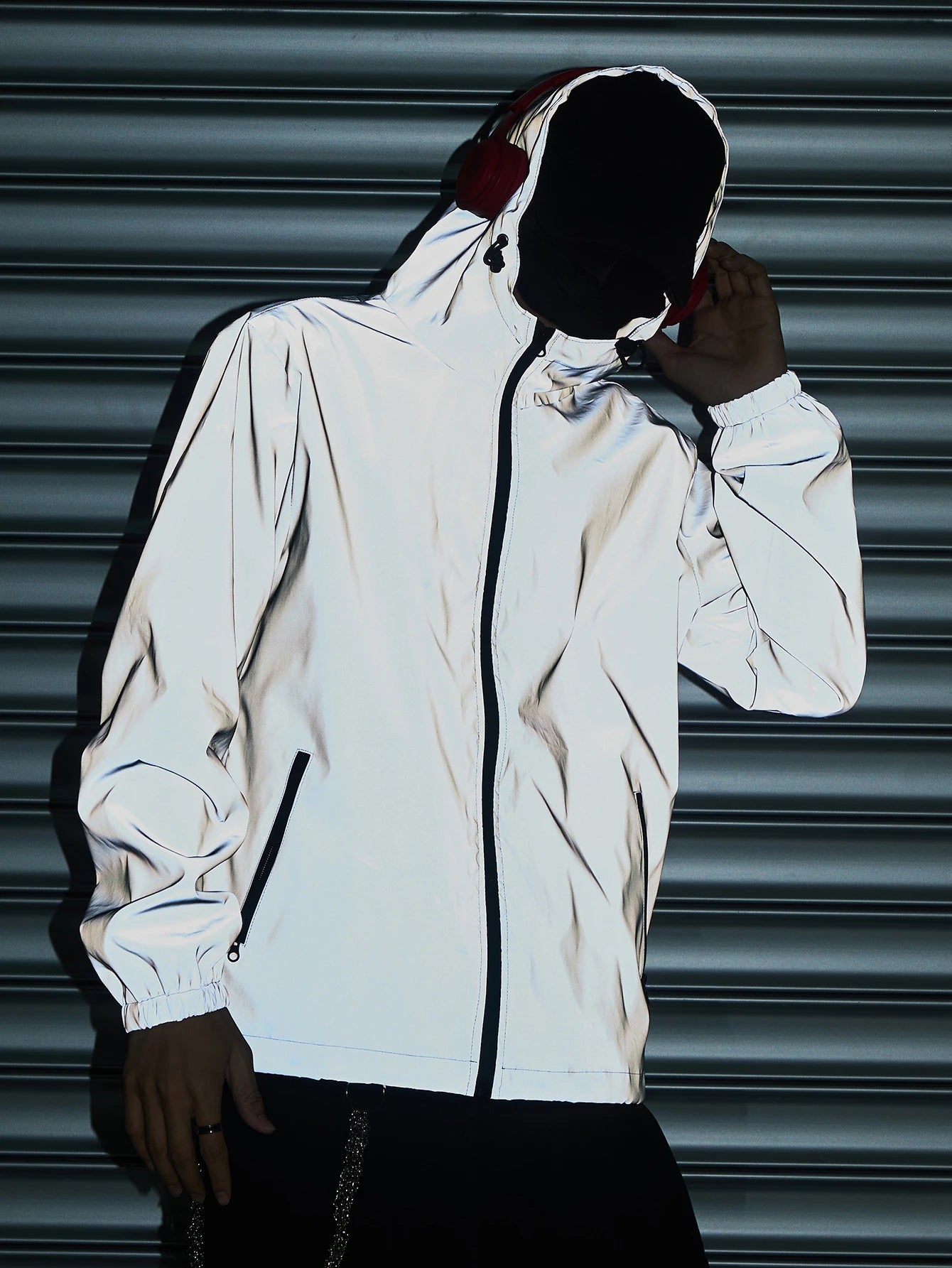 Night Reflective Jacket for Daily Wear, Night Runs & Rides