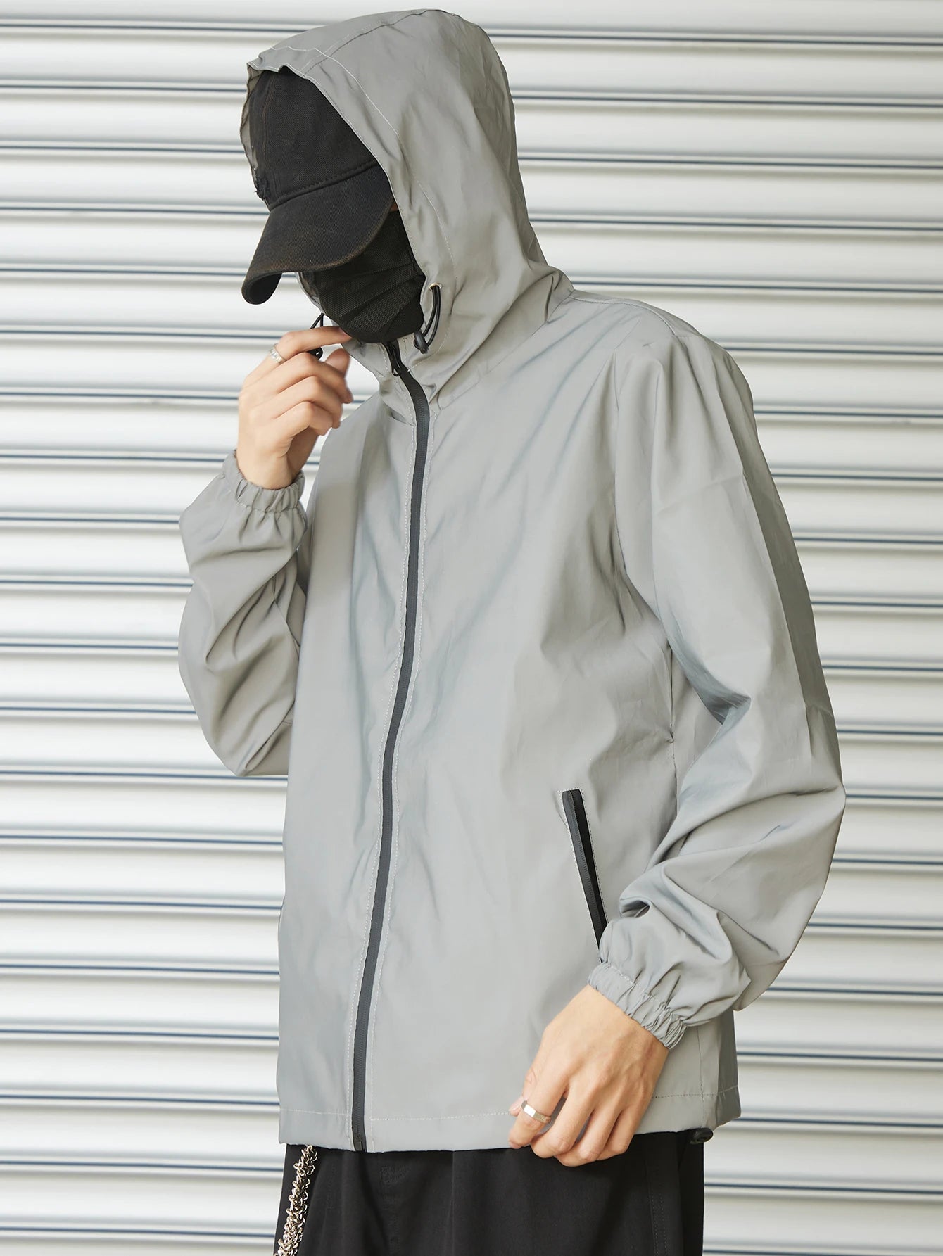 Night Reflective Jacket for Daily Wear, Night Runs & Rides