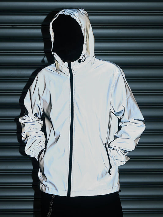 Night Reflective Jacket for Daily Wear, Night Runs & Rides
